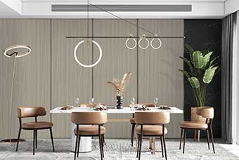 唐山轻奢风格-餐厅