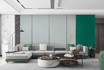 唐山轻奢风格-客厅