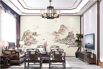 唐山森佰汇航空纤维墙咔（巴山蜀水）