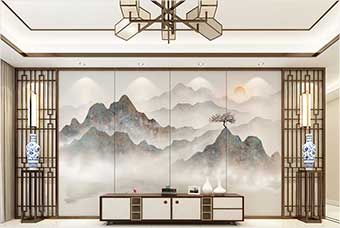 唐山森佰汇航空纤维（山水画系列）